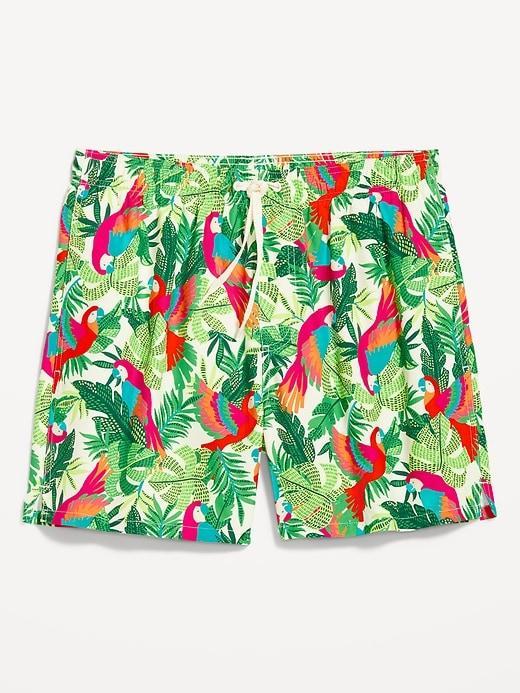 Printed Swim Trunks -- 5-inch inseam Product Image