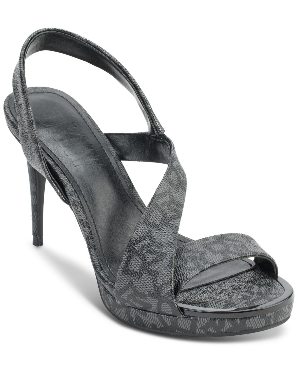 Dkny Womens Diva Asymmetrical Slingback Stiletto Sandals Product Image