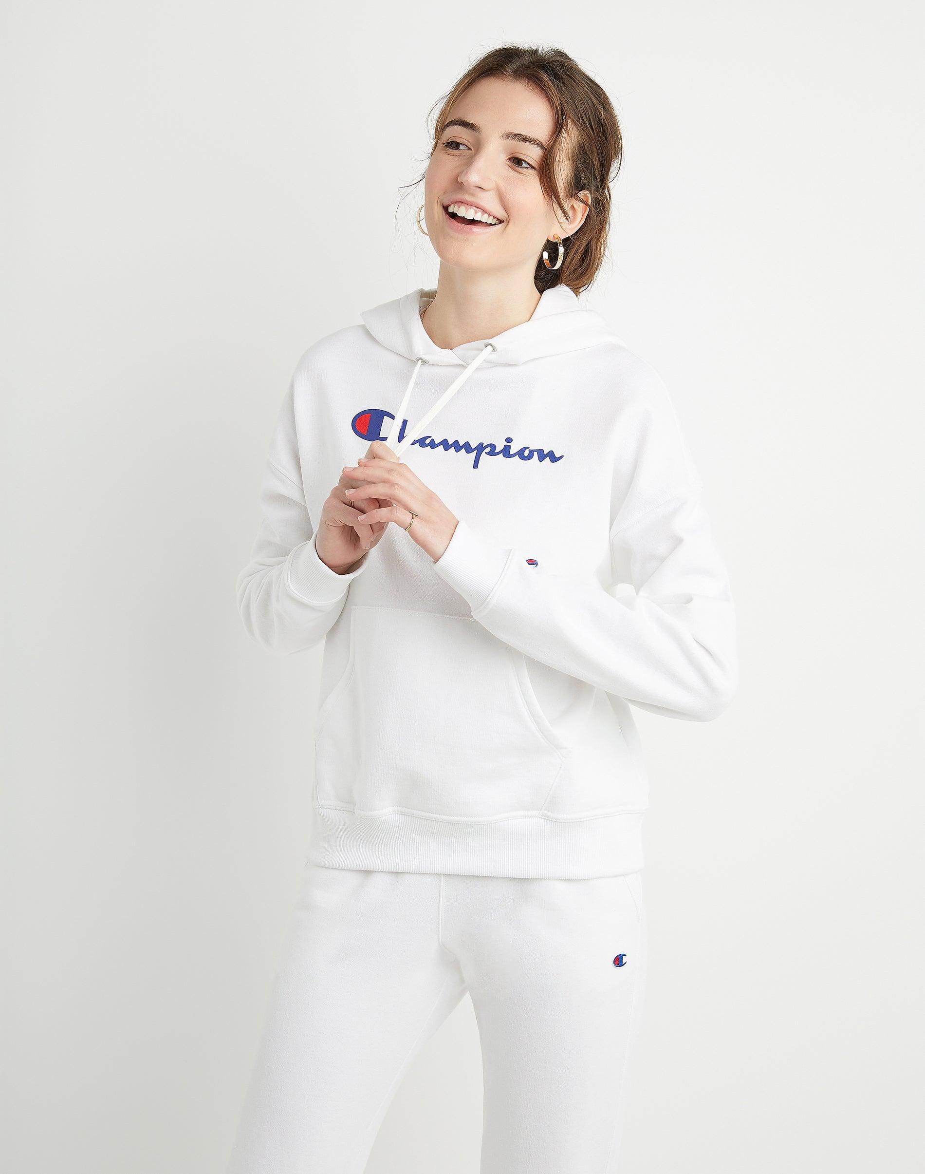 Champion Powerblend Graphic Logo Hoodie, Xx-large Product Image