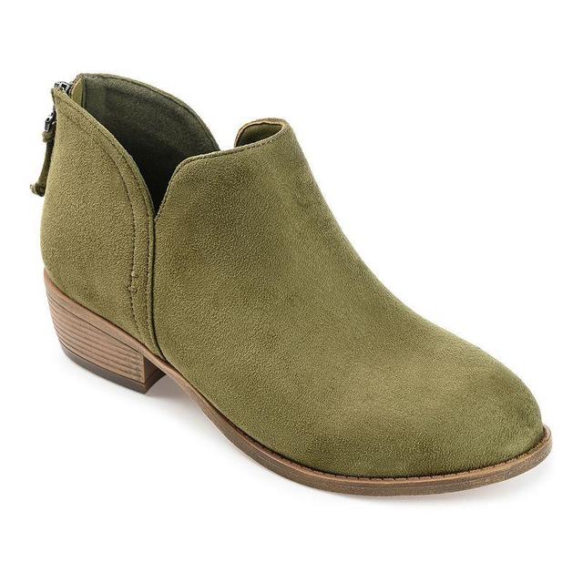 Journee Collection Livvy Womens Ankle Boots Green Product Image