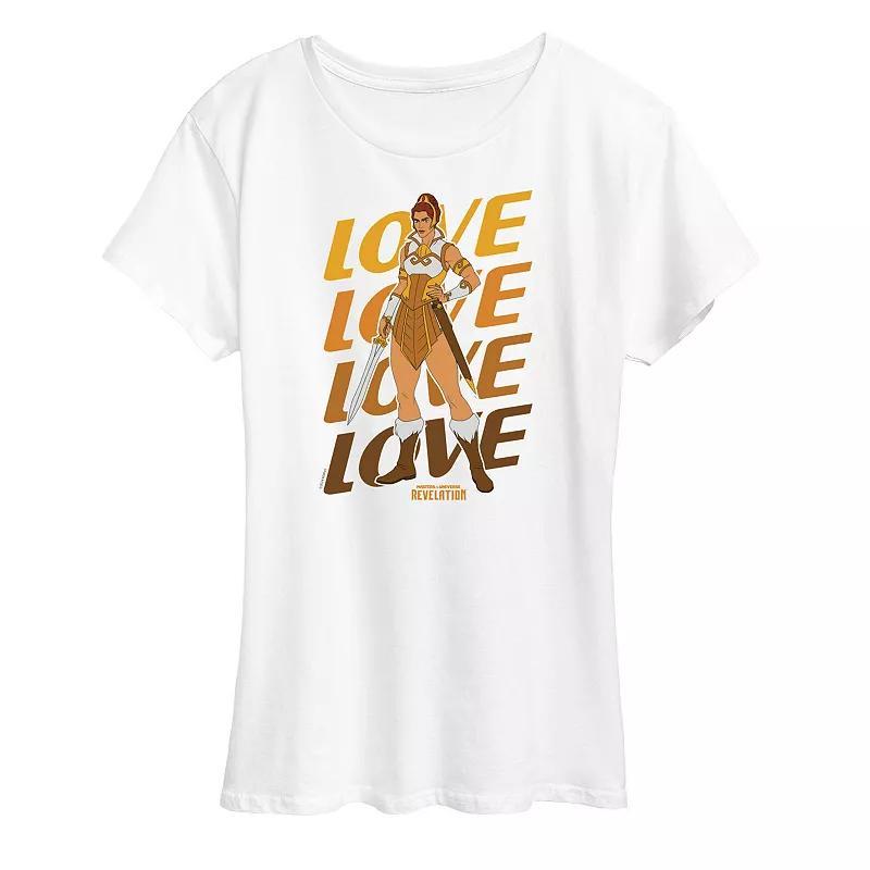 Womens Masters of the Universe Teela Love Graphic Tee Product Image