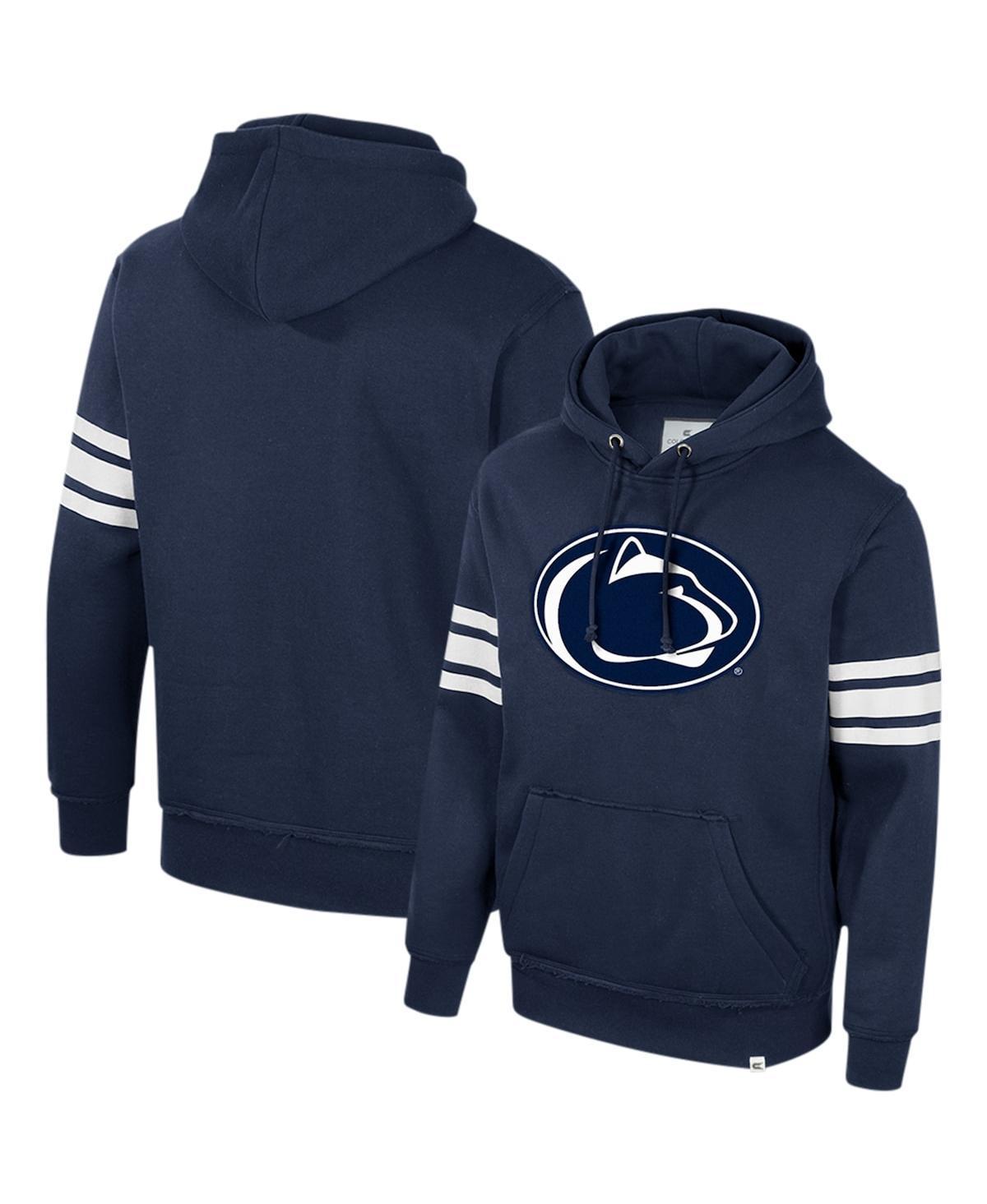 Mens Colosseum Penn State Nittany Lions Saluting Pullover Hoodie Blue Product Image