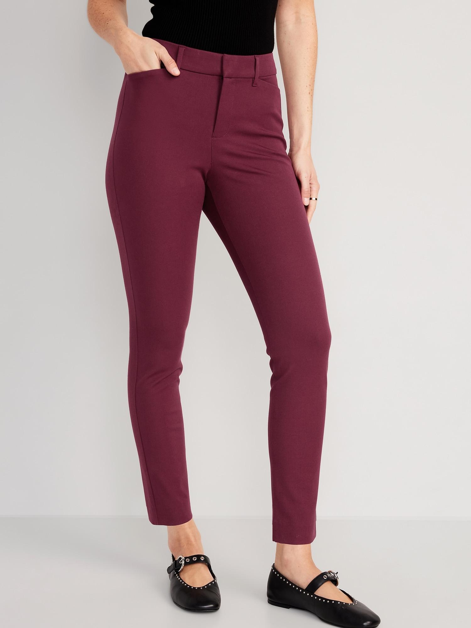 High-Waisted Pixie Skinny Ankle Pants for Women Product Image