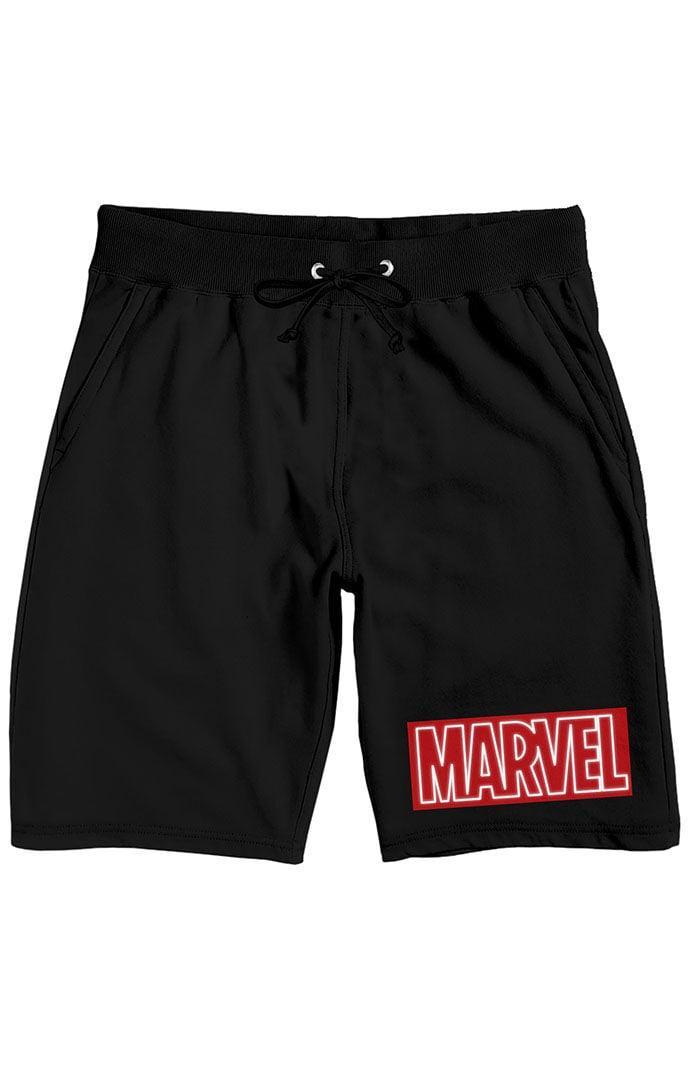 Mens Marvel Comics Logo Pajama Shorts Product Image