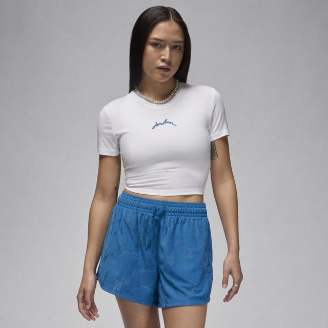 Women's Jordan Slim Cropped T-Shirt Product Image