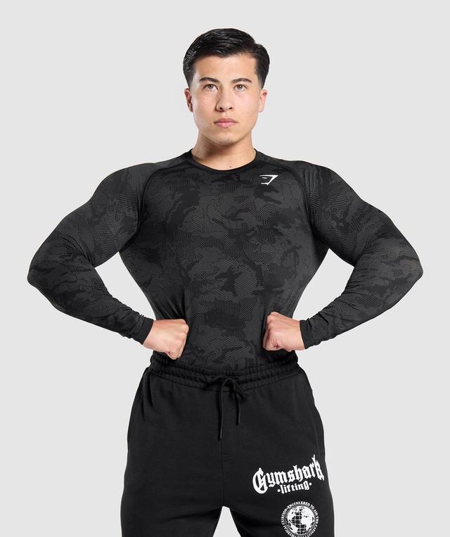 Geo Seamless Long Sleeve T-Shirt Product Image