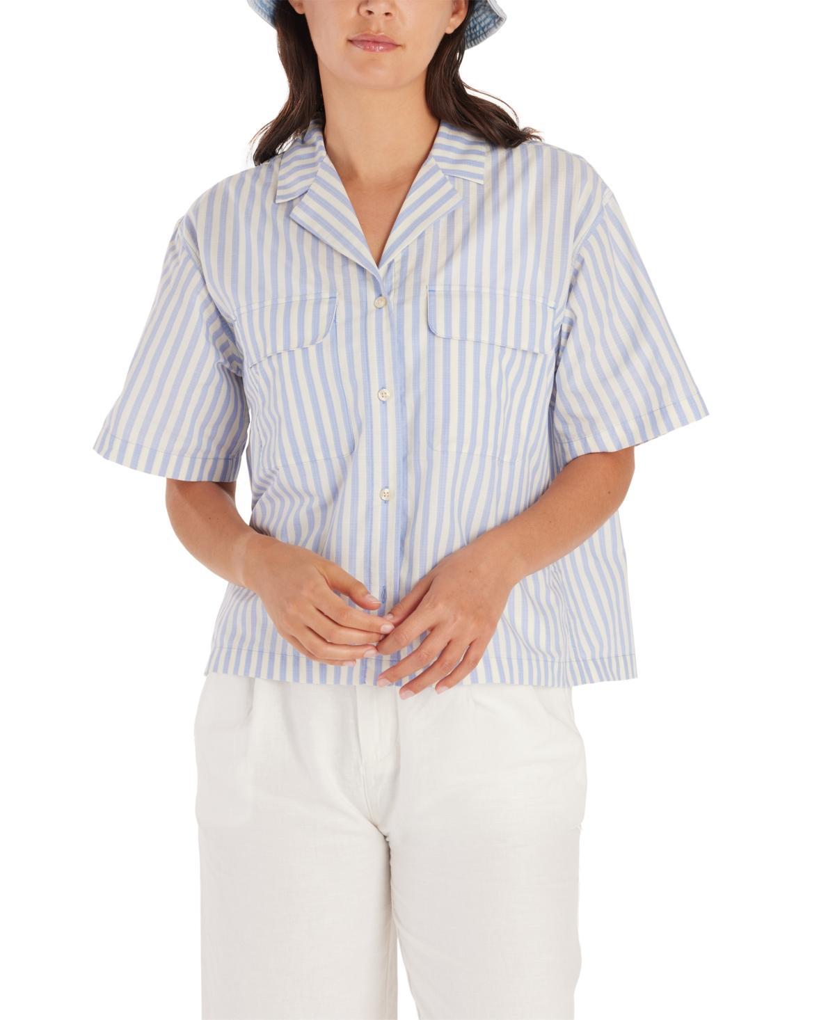 Marmot Womens Muir Camp Striped Short-Sleeve Shirt Product Image