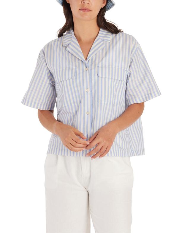 Marmot Womens Muir Camp Striped Short-Sleeve Shirt Product Image