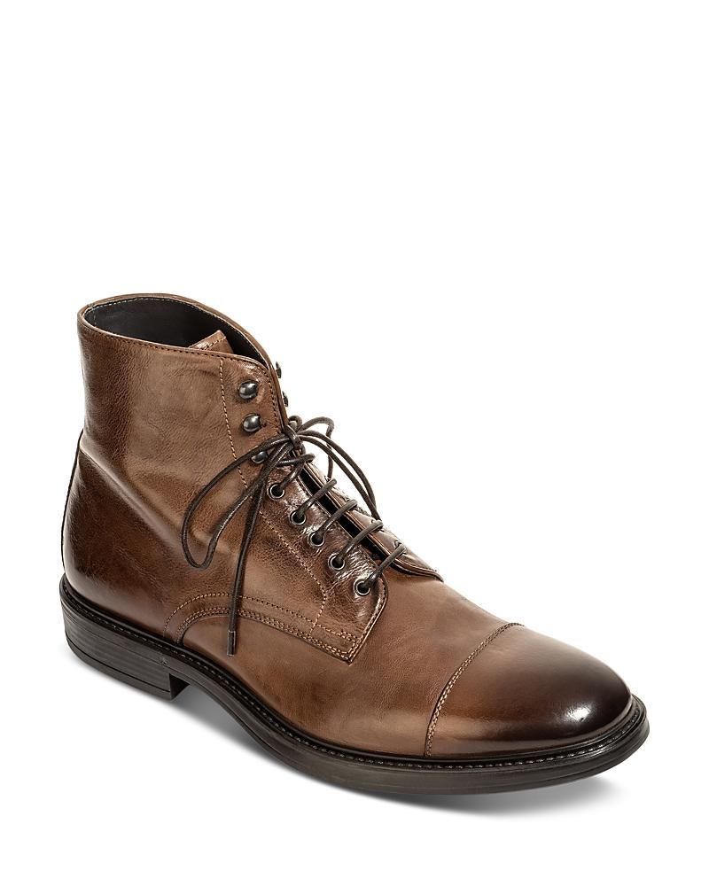 Mens Burkett Leather Ankle Boots Product Image