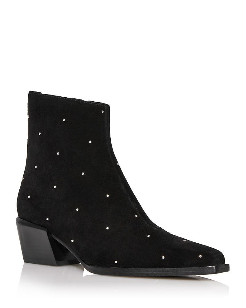 rag & bone Womens Joni Studded Block Heel Ankle Boots Product Image