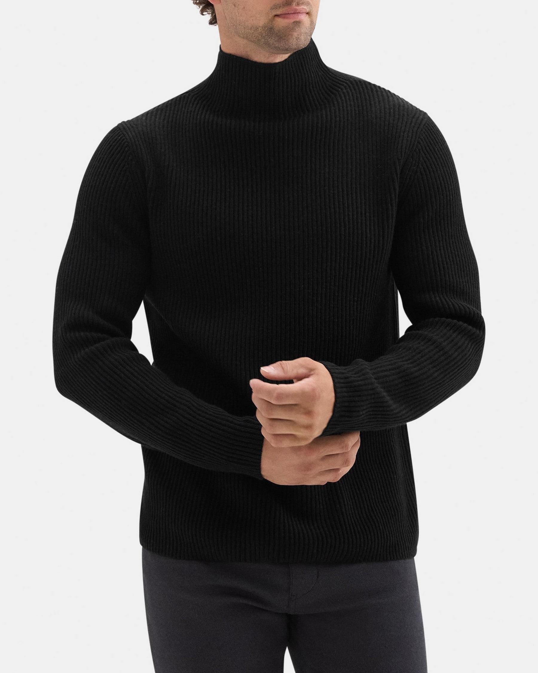 Ribbed Turtleneck in Wool-Cashmere Product Image