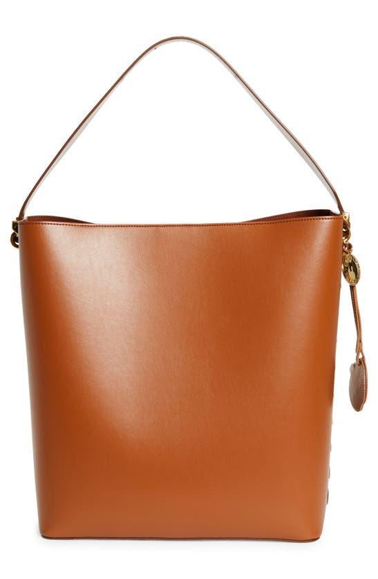 Frayme Faux-leather Tote Bag In Brown Product Image