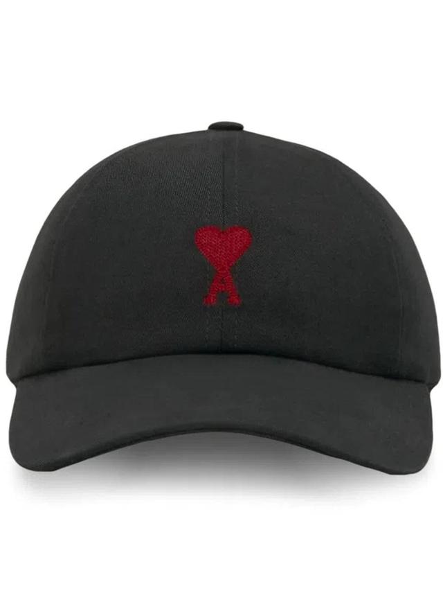 Ami-de-coeur-motif Hat In Black Product Image