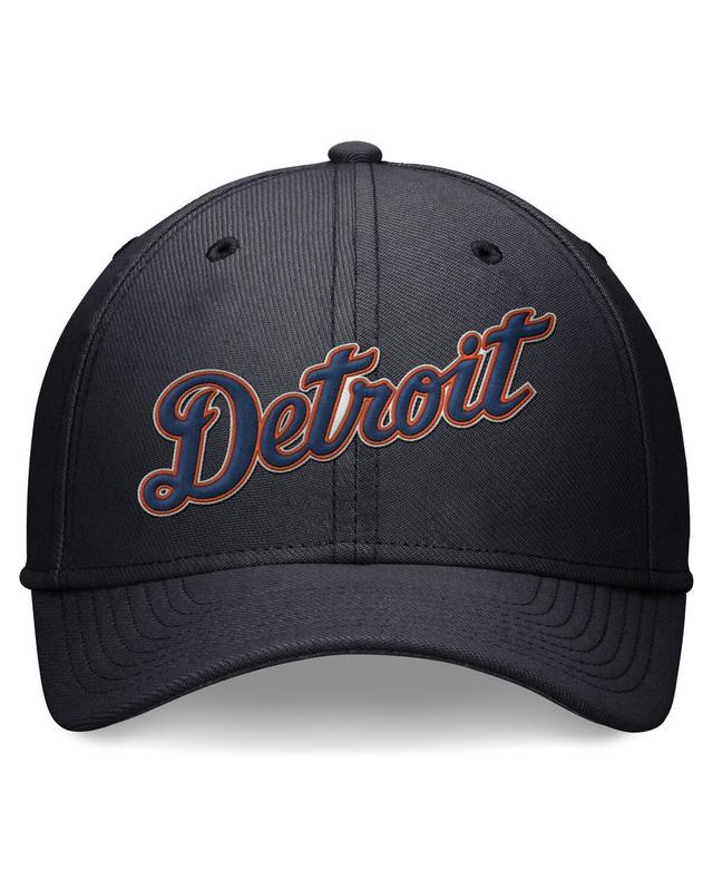 NIKE Men's Navy Detroit Tigers Evergreen Performance Flex Hat Product Image