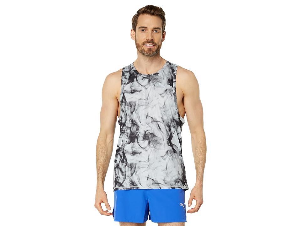 PUMA Run Favorite All Over Print Singlet (Platinum /All Over Print) Men's Sleeveless Product Image