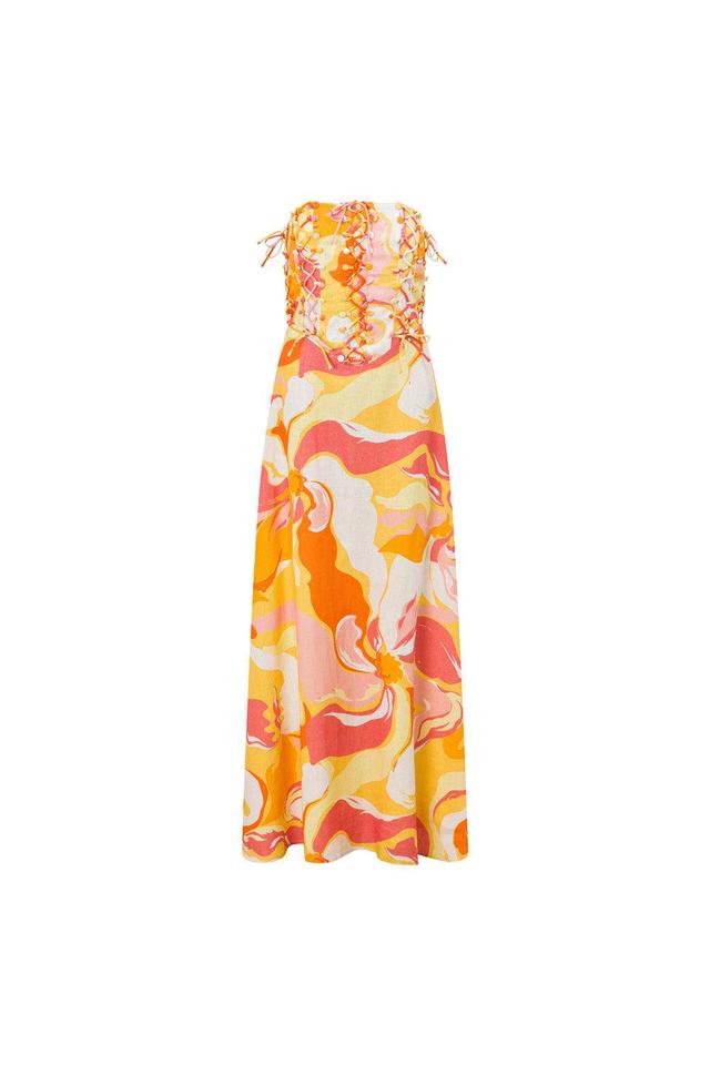 Kahlo Dress - Calista Sunset Product Image