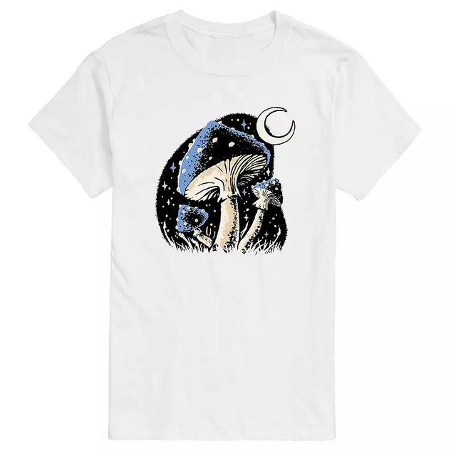 Mens Starry Mushroom Tee Light Blue Product Image