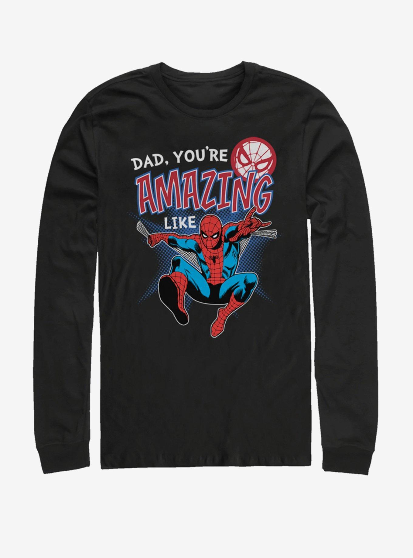 Marvel Spider-Man Amazing Like Dad Long-Sleeve T-Shirt Product Image