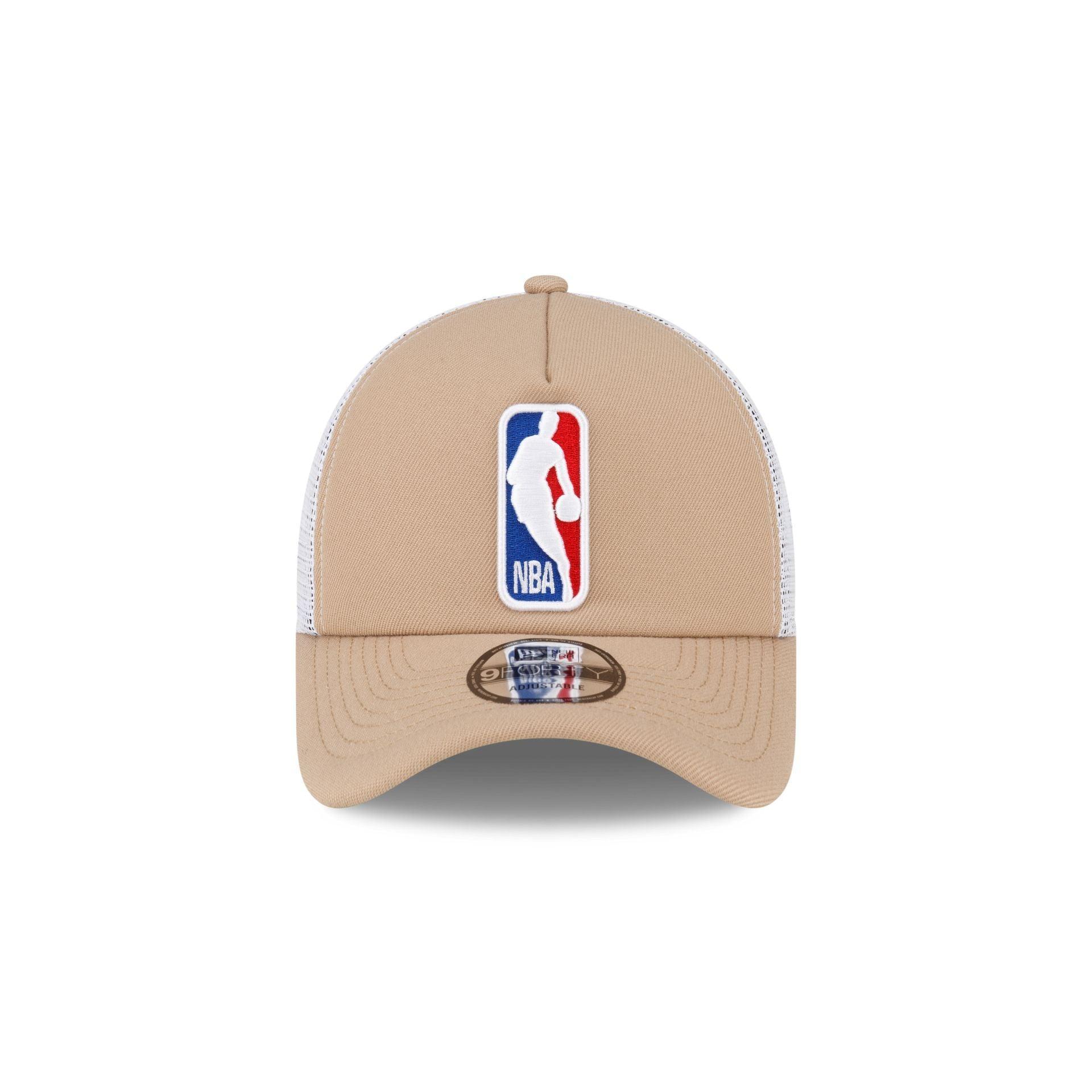 Detroit Pistons Logoman 9FORTY A-Frame Snapback Hat Male Product Image