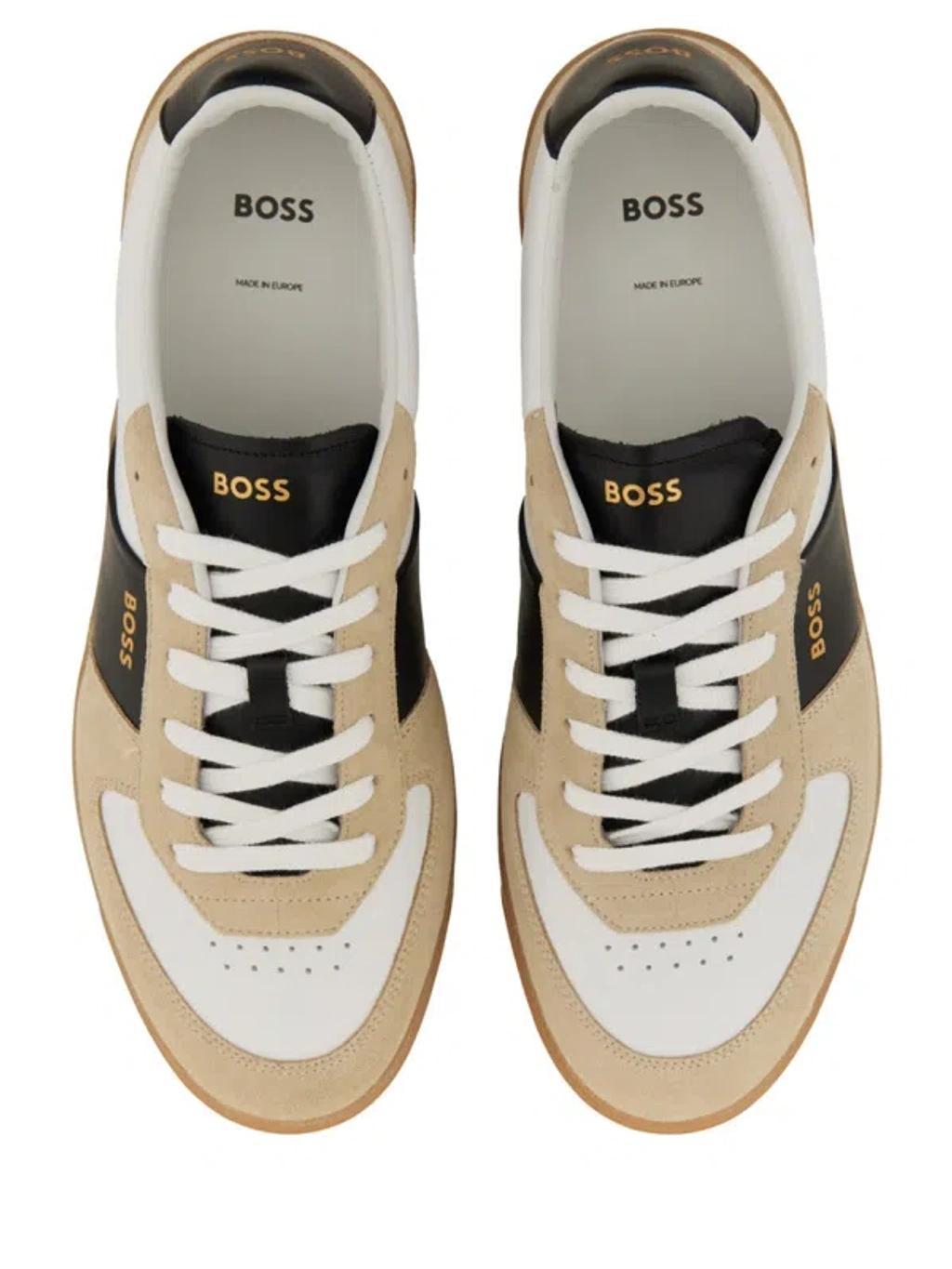 HUGO BOSS Sneakers In Beige Product Image