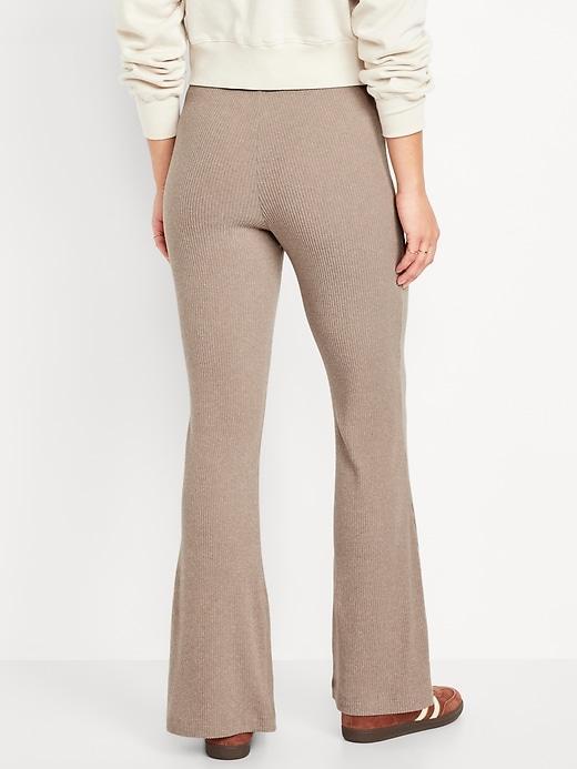 High-Waisted Brushed Flare Leggings Product Image