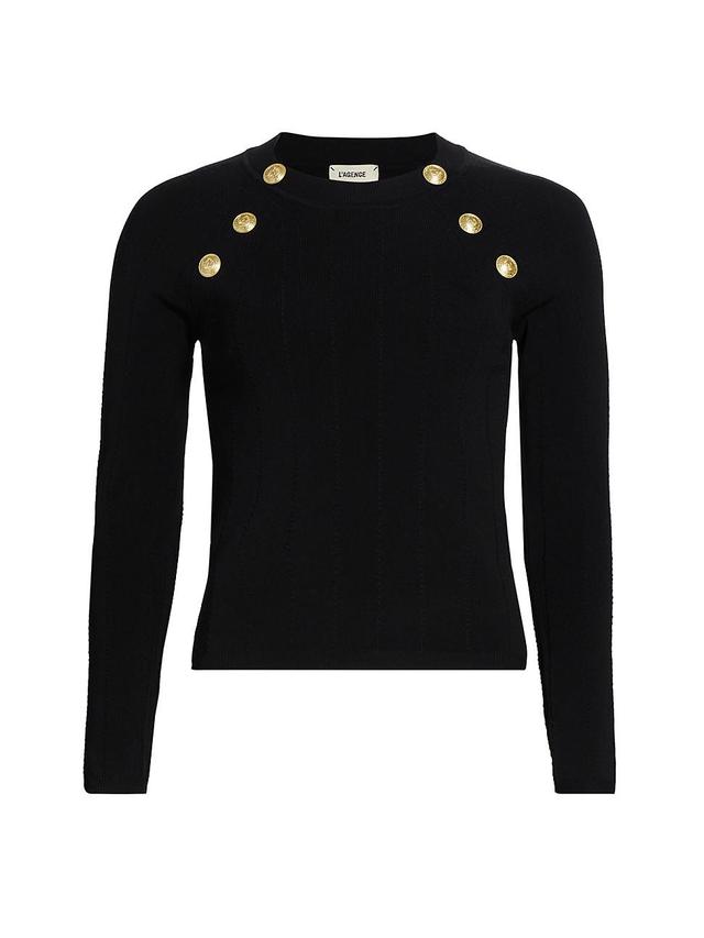 Womens Gretchen Button Sweater Product Image