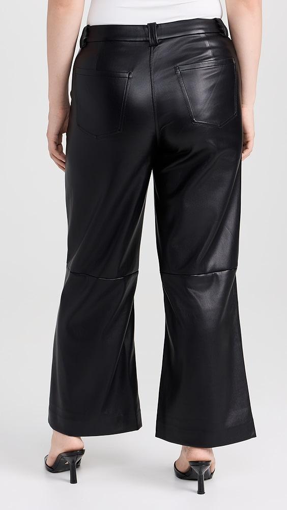 Joe's Jeans The Mia Vegan Leather Crop Trousers | Shopbop Product Image