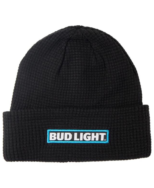 Bud Light Mens Waffle Knit Cuffed Beanie Product Image