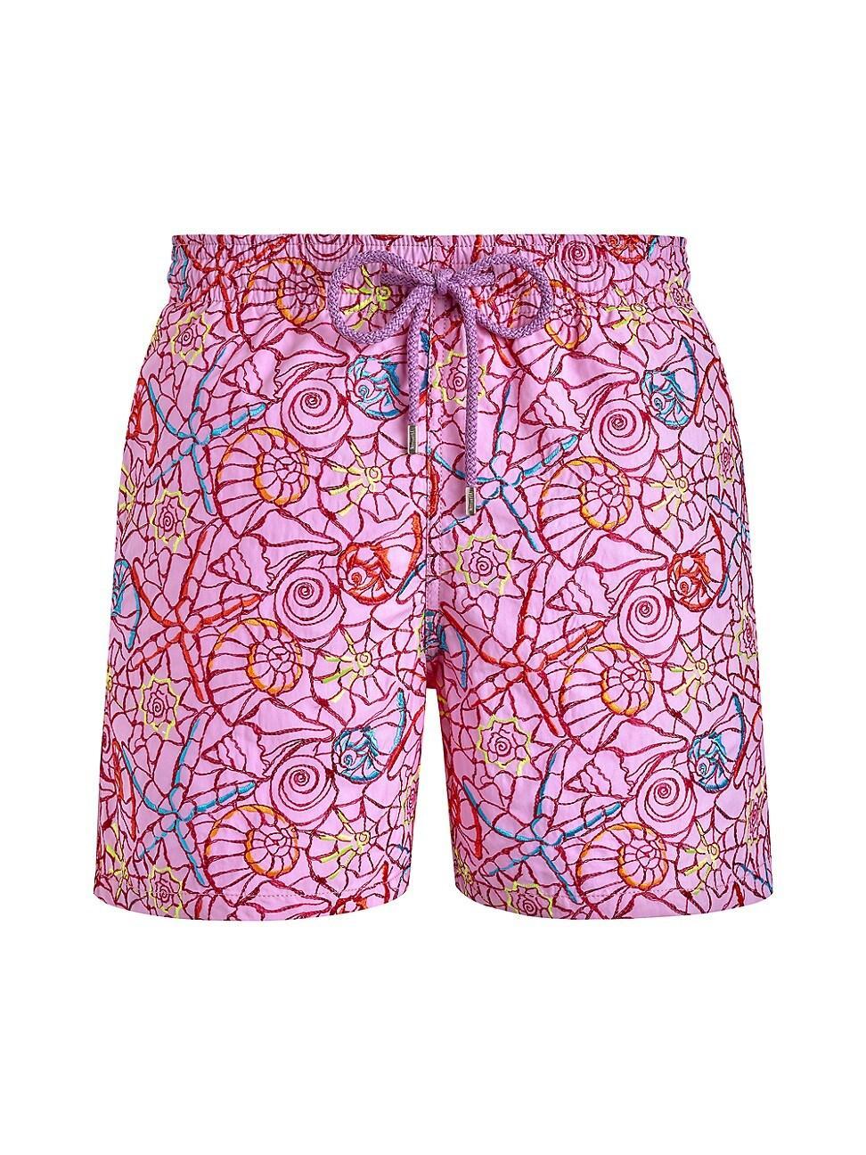 Mens Noumea Sea Embroidered Swim Trunks Product Image