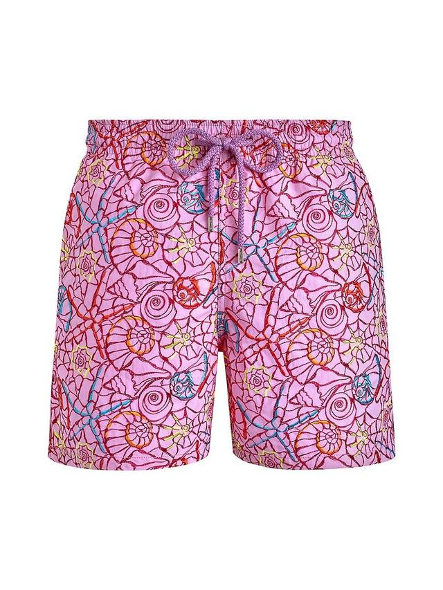 Mens Noumea Sea Embroidered Swim Trunks Product Image