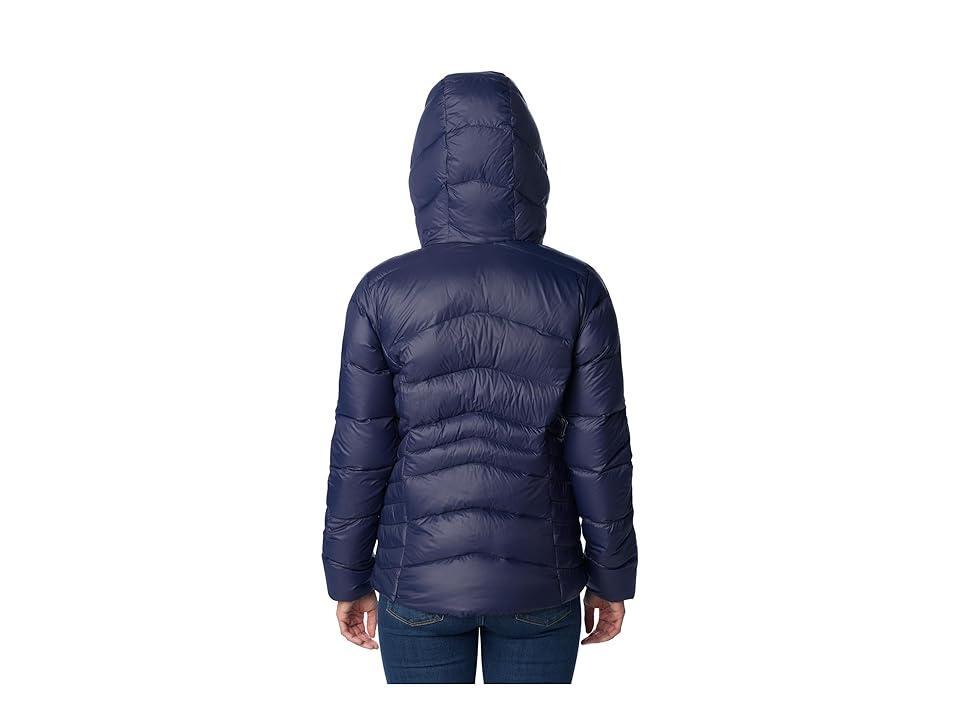 Columbia Autumn Park Down Hooded Jacket (Dark Nocturnal) Women's Clothing Product Image