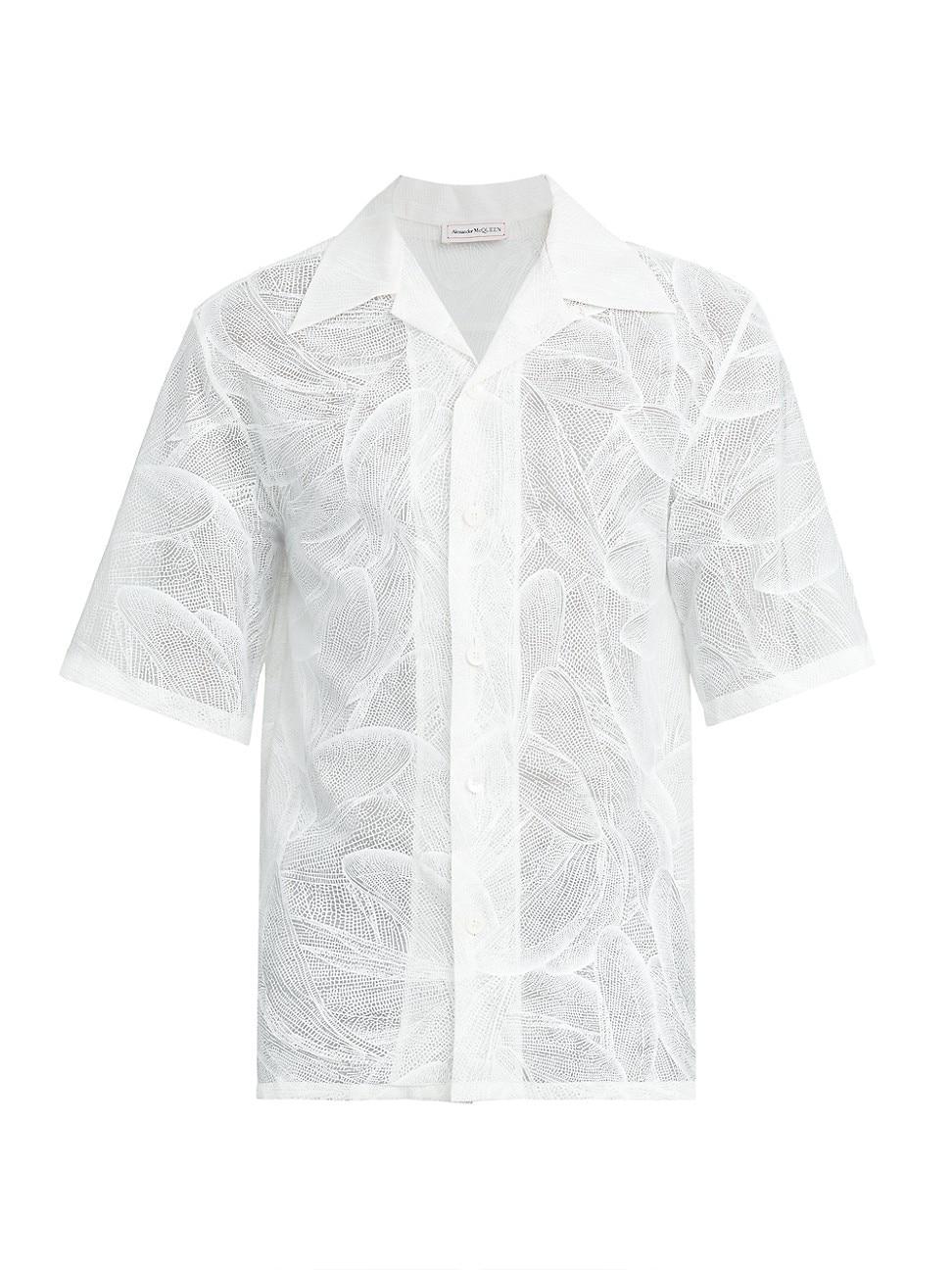 Mens Hawaiian Silk Camp Shirt Product Image