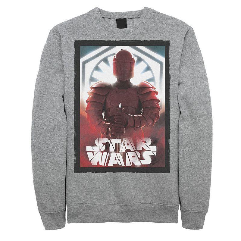 Mens Star Wars Last Jedi Praetorian Guard Elite Ranger Sweatshirt Athletic Grey Product Image