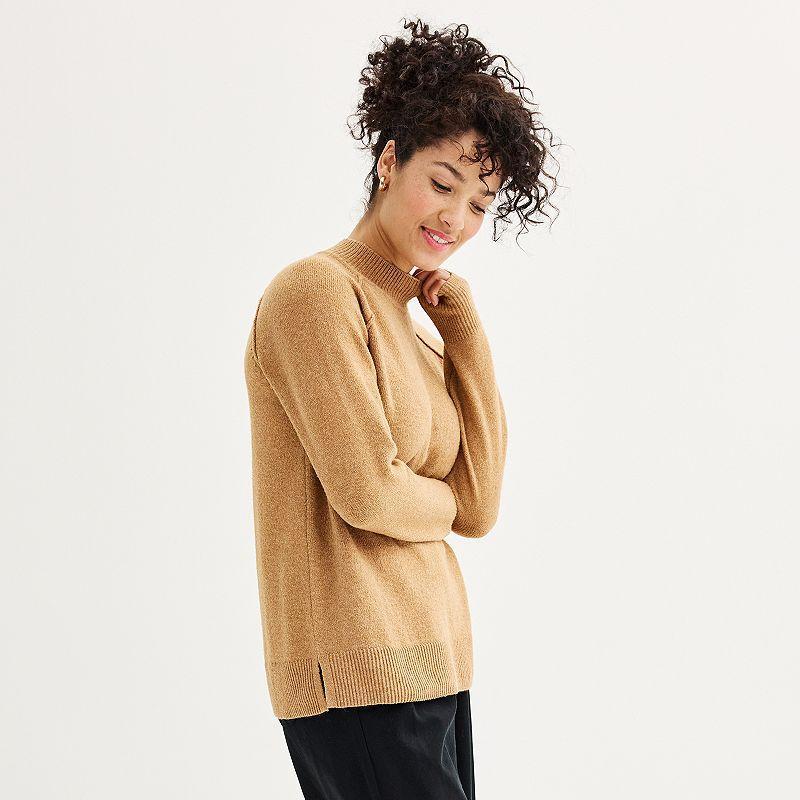 Womens Sonoma Goods For Life Mockneck Sweater product image