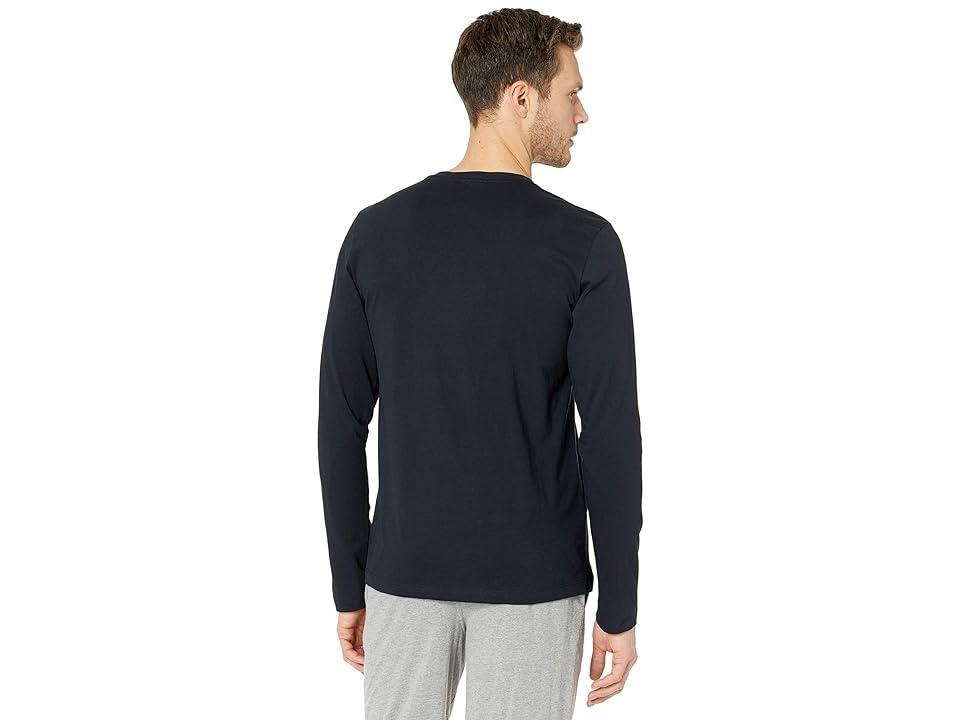 Hanro Living Long Sleeve Crew Neck Shirt Men's T Shirt Product Image