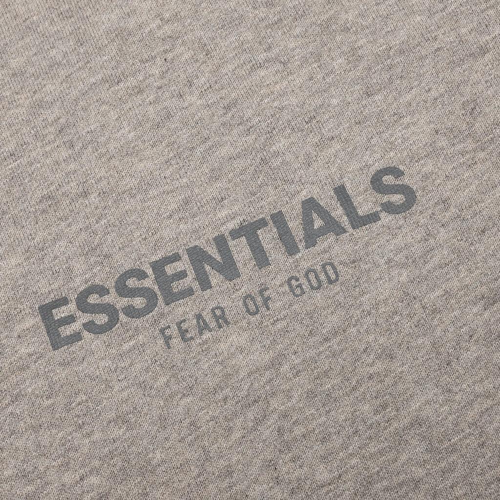 Essentials L/S Polo - Dark Heather Oatmeal Male Product Image