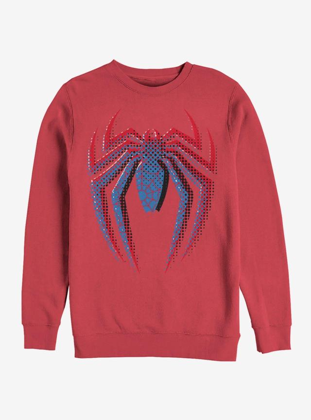 Marvel Spider-Man Layered Spider-Man Logo Sweatshirt Product Image