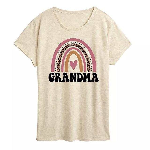 Womens Grandma Muted Rainbow Graphic Tee Product Image