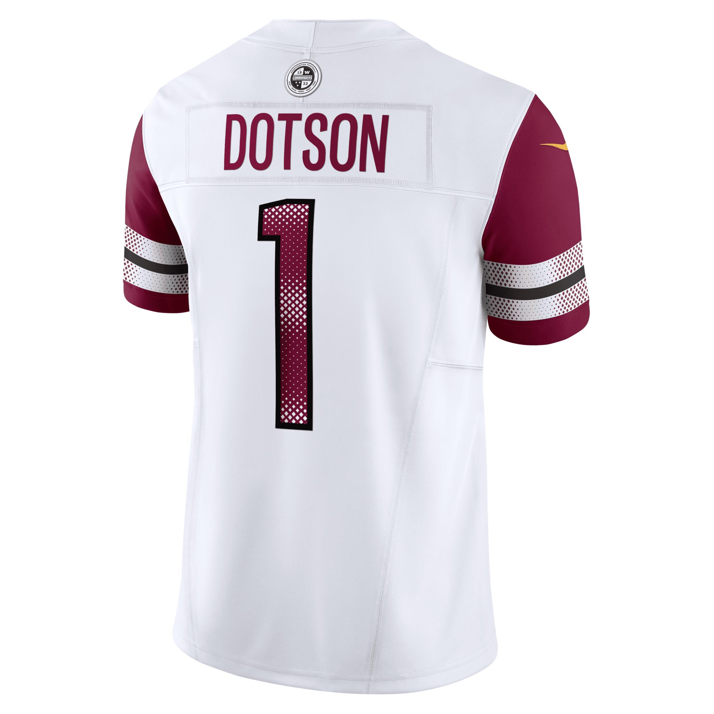 Nike Mens Jahan Dotson Washington Commanders Vapor F.u.s.e. Limited Jersey - White Product Image