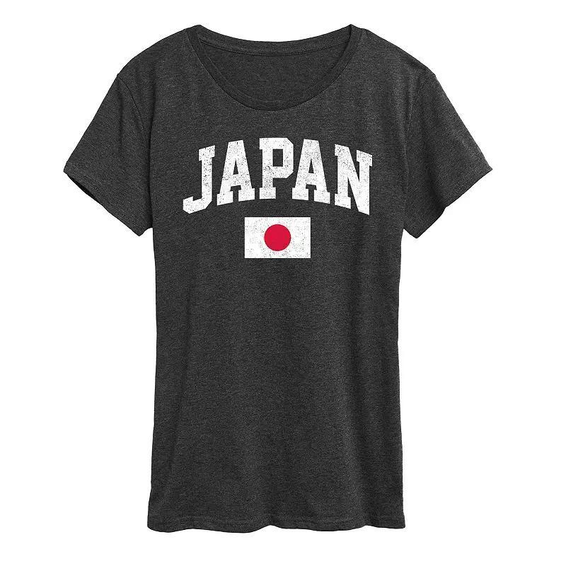 Womens Japan Flag Graphic Tee Product Image