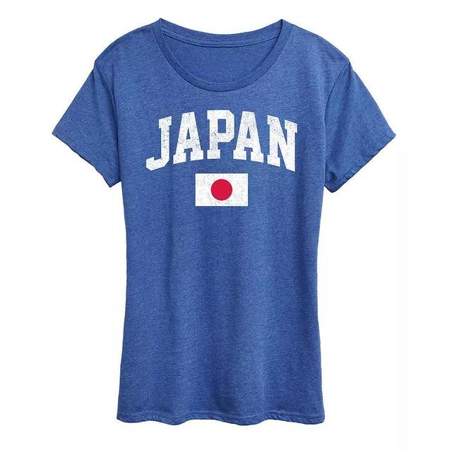 Womens Japan Flag Graphic Tee Product Image