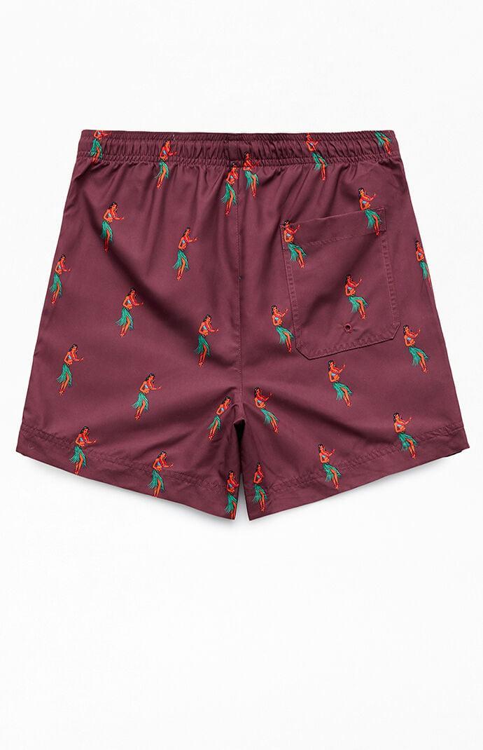 Men's Hula AOP 4.5" Swim Trunks Product Image