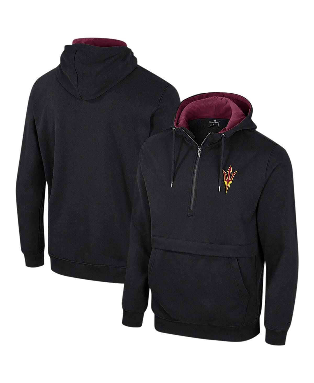 Mens Colosseum Arizona State Sun Devils Half-Zip Hoodie Product Image