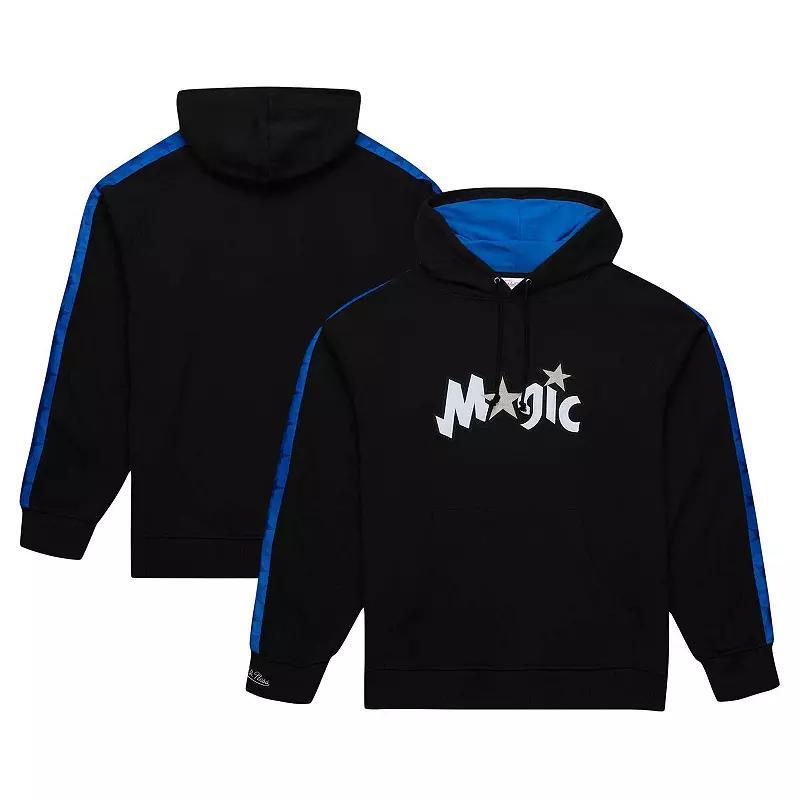 Mens Mitchell & Ness Black Orlando Magic Hardwood Classics Nights Raglan Pullover Hoodie Product Image