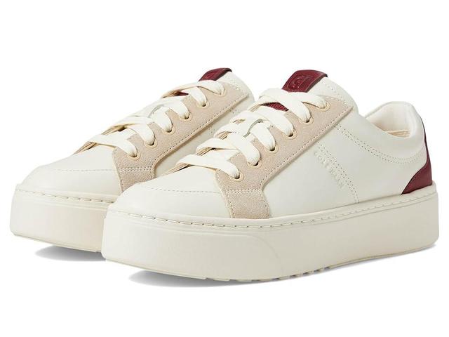 Cole Haan Grandpro Max Platform Sneakers (Ivory/Opticat/Cherry) Women's Shoes Product Image