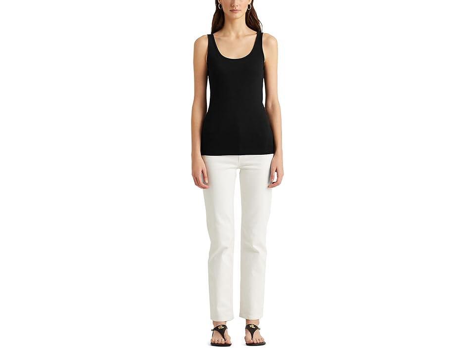 Lauren Ralph Lauren Stretch Cotton Tank Top Product Image