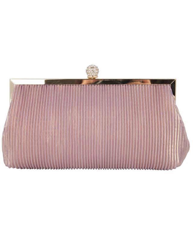 Nina Aneka Pleated Shine Clutch Product Image