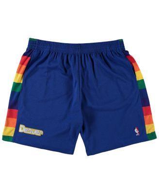 Men's Royal Denver Nuggets Big and Tall Hardwood Classics Team Swingman Shorts Product Image