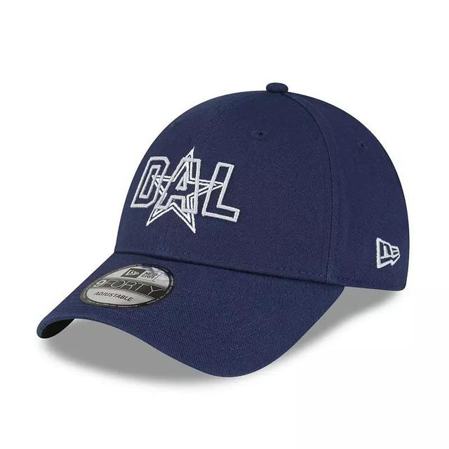 Mens New Era Navy Dallas Cowboys Doubled 9FORTY Snapback Hat Product Image