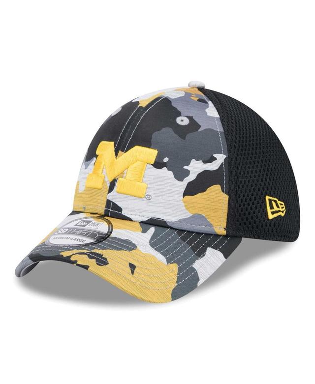 Mens New Era Camo/Black Michigan Wolverines Active 39THIRTY Flex Hat Product Image